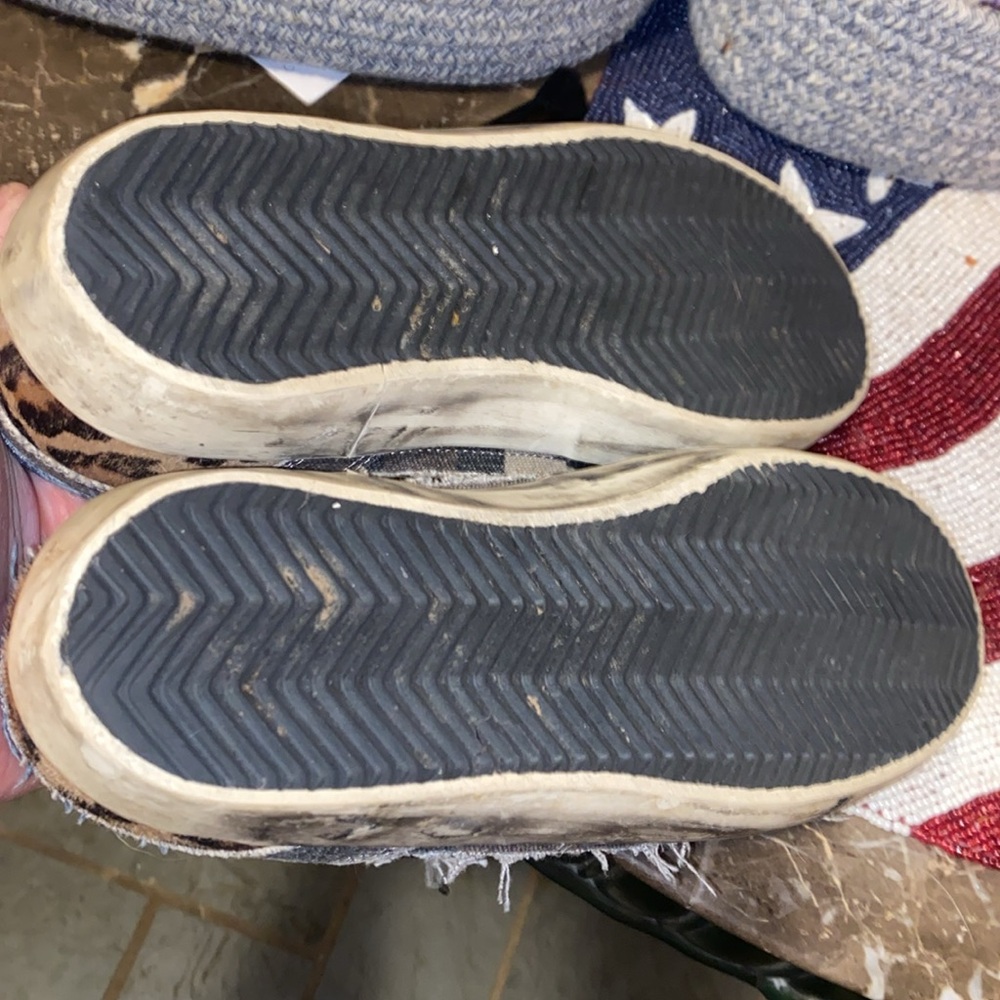 Authentic golden goose with cheetah print and they are numbered limited addition - Picture 7 of 7